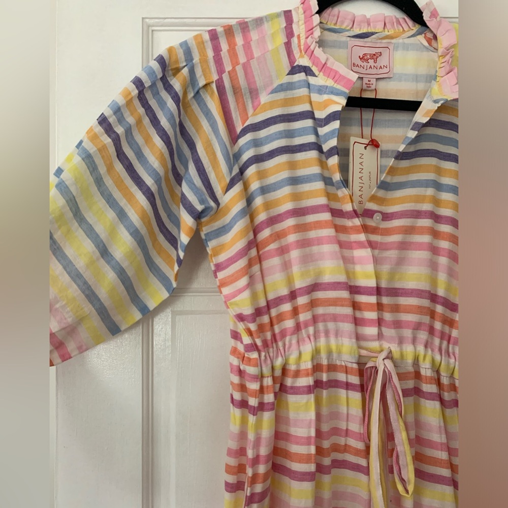 NWT Banjanan Striped Dress